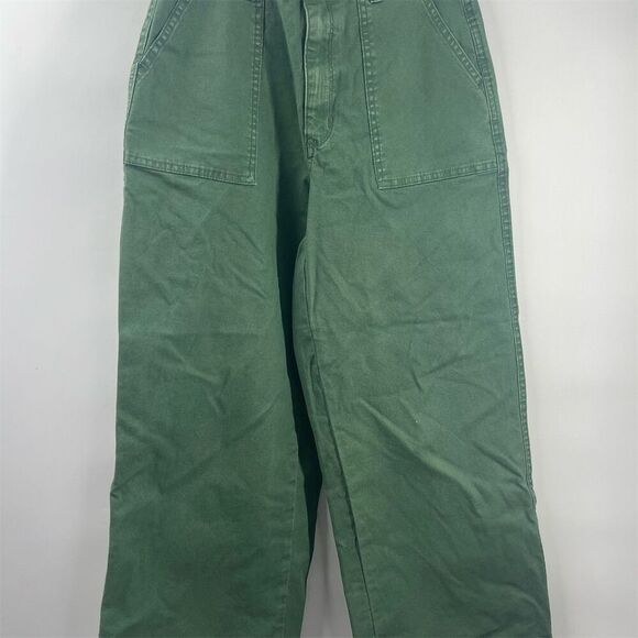 Universal Thread Women's Cargo Pants Green Mid-Rise Multiple Pockets Size 30 - Picture 1 of 5